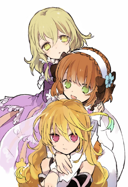 milla maxwell, elize lutus, and leia rolando (tales of and 1 more) drawn by soto