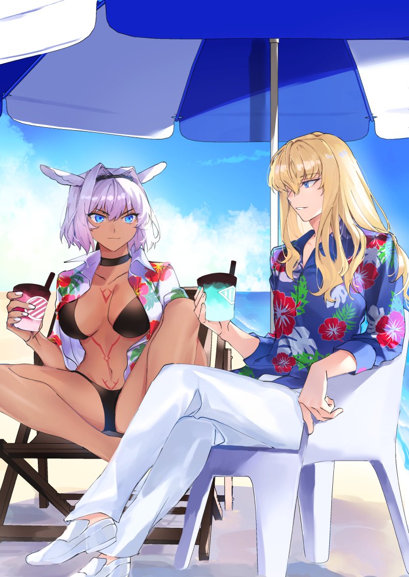 caenis and kirschtaria wodime (fate and 1 more) drawn by seino_kuru