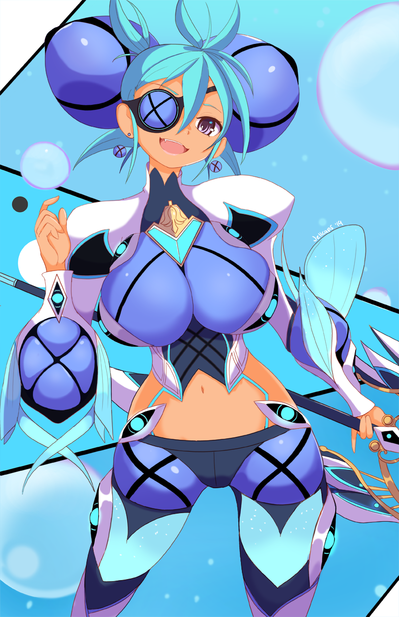 praxis (xenoblade chronicles and 1 more) drawn by jellcaps