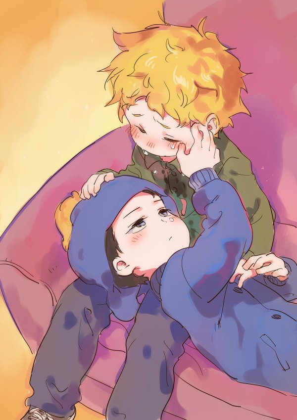 craig tucker and tweek tweak (south park) drawn by be_(ronironibebe)
