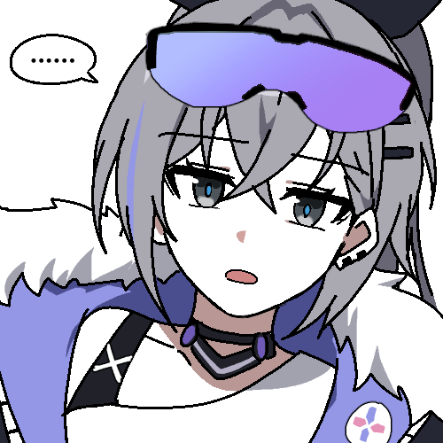 silver wolf (honkai and 1 more) drawn by lix_(iroiro3843)