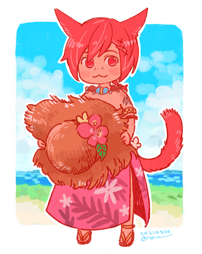 g'raha tia (final fantasy and 1 more) drawn by itowo_(itowc)
