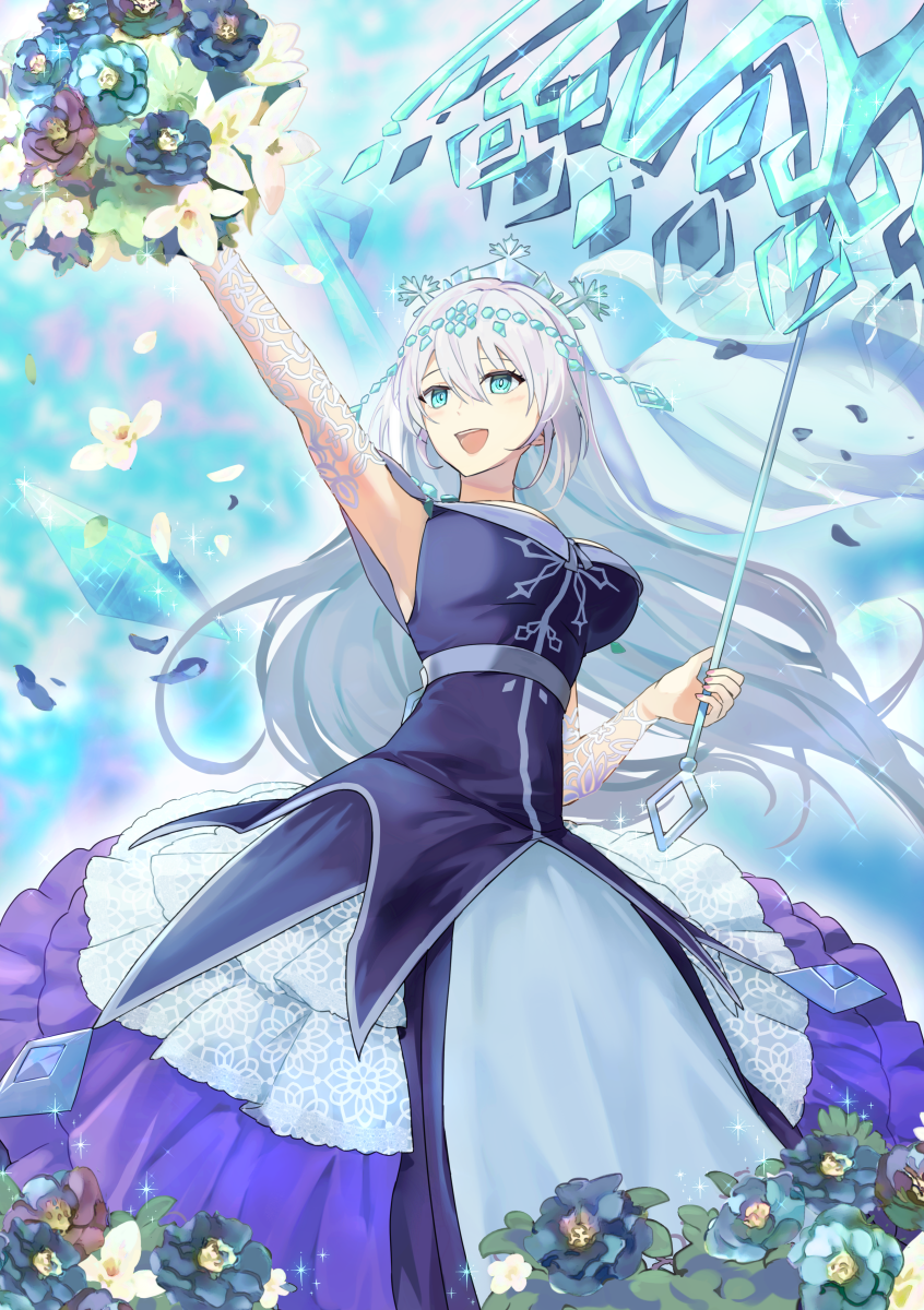 teardrop the rikka queen (yu-gi-oh!) drawn by hsin