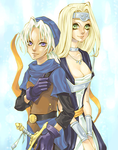 mireyu and terry (dragon quest and 1 more) drawn by himekawa_donki