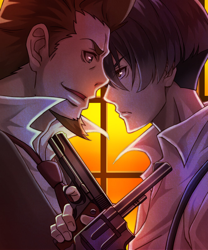 avilio bruno and nero vanetti (91 days) drawn by kulalix