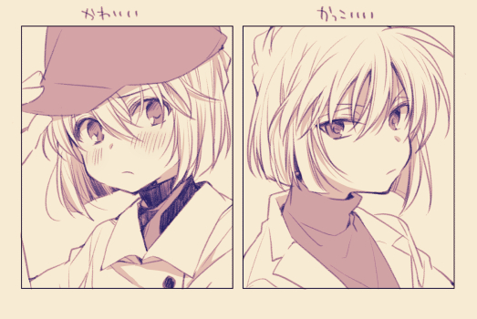 haibara ai and miyano shiho (meitantei conan) drawn by naho_(pi988y)