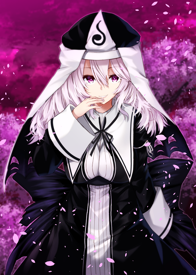 saigyouji yuyuko (touhou and 2 more) drawn by merxkialis