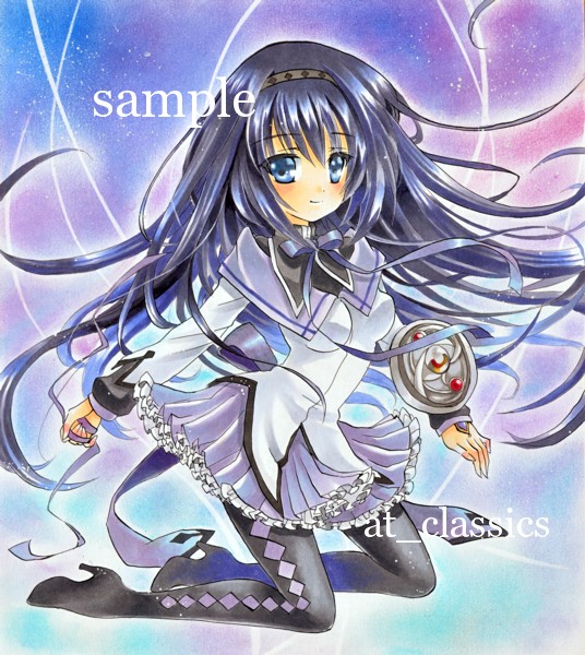 akemi homura (mahou shoujo madoka magica) drawn by at_classics