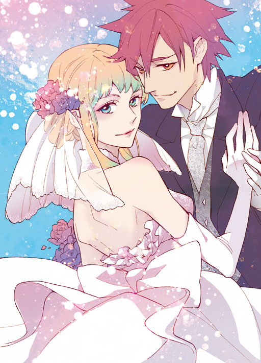 silvia de alisia and apollo (aquarion and 1 more) drawn by aft5