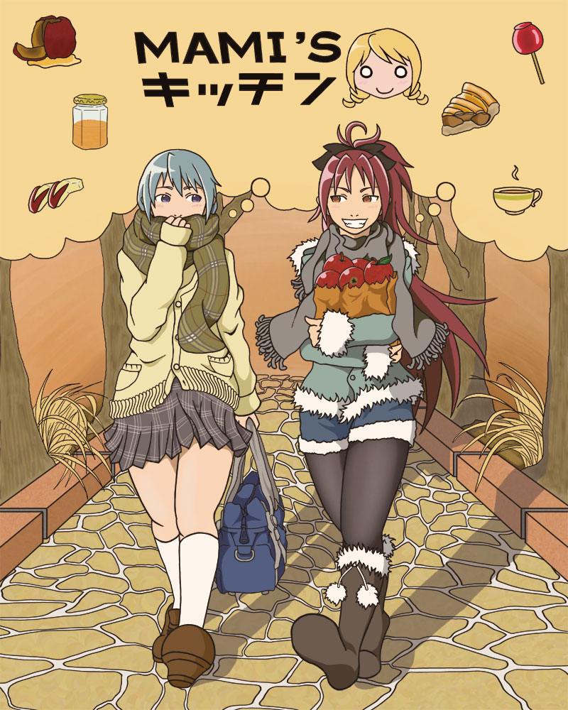 miki sayaka, sakura kyoko, and tomoe mami (mahou shoujo madoka magica) drawn by massive00