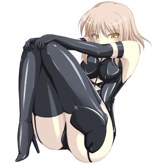 artoria pendragon and saber alter (fate and 1 more) drawn by tsukishiro_kou