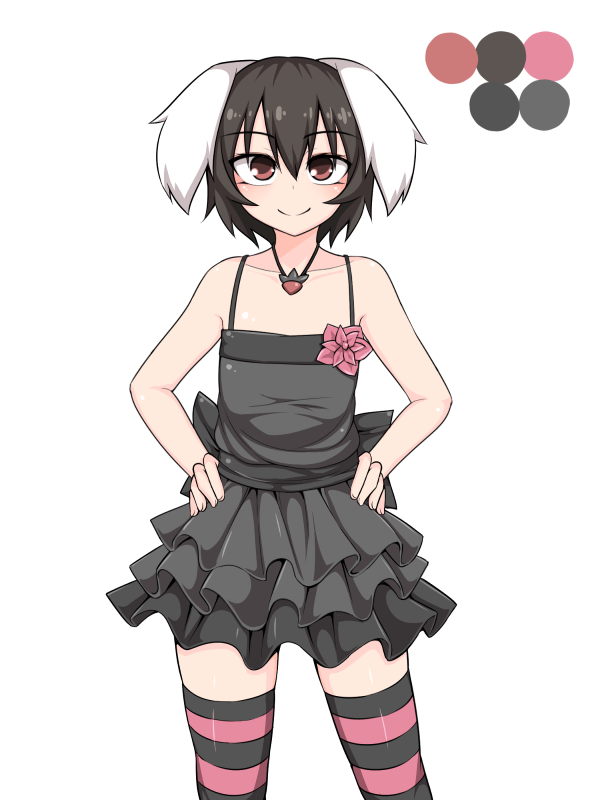 inaba tewi (touhou) drawn by kuroba_rapid