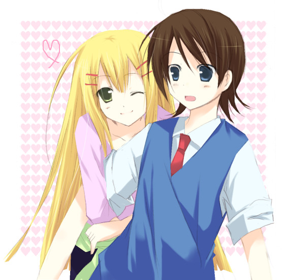 louise halevy and saji crossroad (gundam and 1 more)
