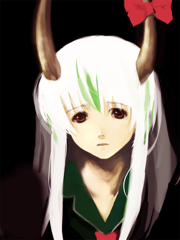 kamishirasawa keine and ex-keine (touhou) drawn by takashima
