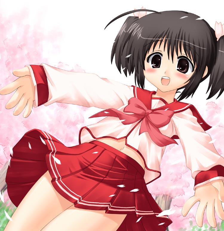 yuzuhara konomi (to heart and 1 more) drawn by hase_yu