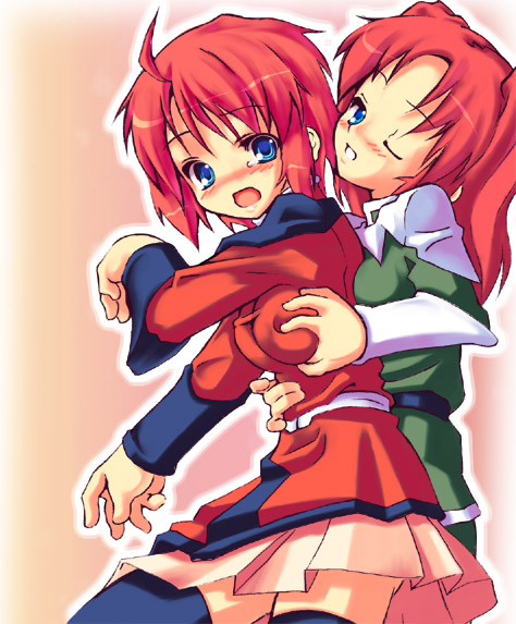 lunamaria hawke and meyrin hawke (gundam and 2 more)