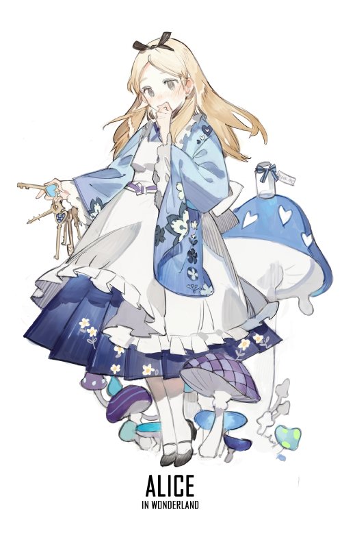 alice (alice's adventures in wonderland) drawn by starshadowmagician