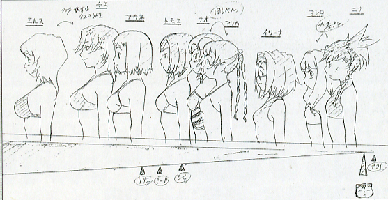 arika yumemiya, nina wang, yuuki nao, erstin ho, mashiro blan de windbloom, and 4 more (my-otome)