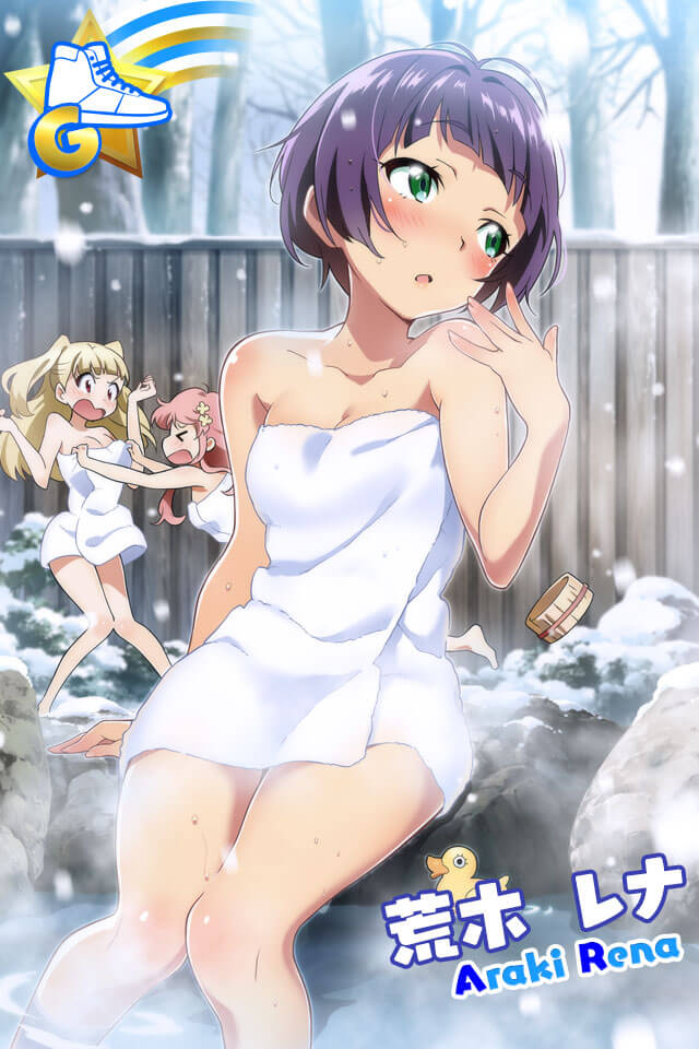 uesugi u. kyouko, araki rena, and nishizono honoka (tokyo 7th sisters)