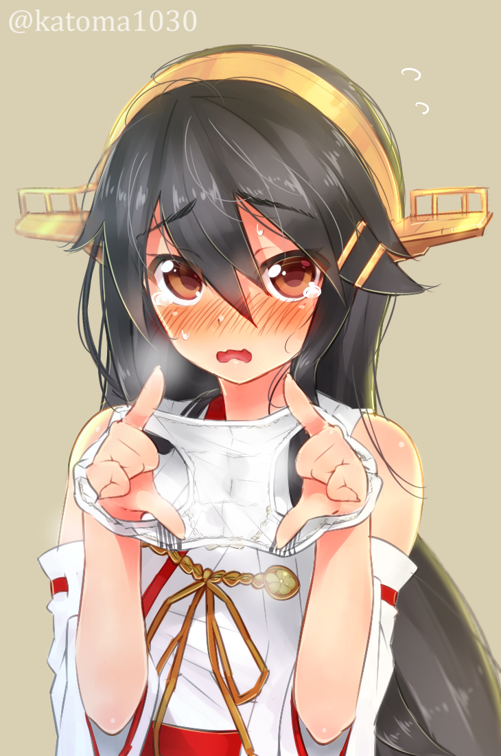 haruna and haruna kai ni (kantai collection) drawn by katoma