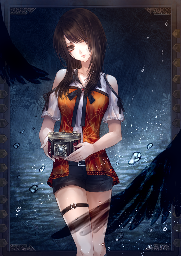 kozukata yuuri (fatal frame and 1 more) drawn by yusa_tk74