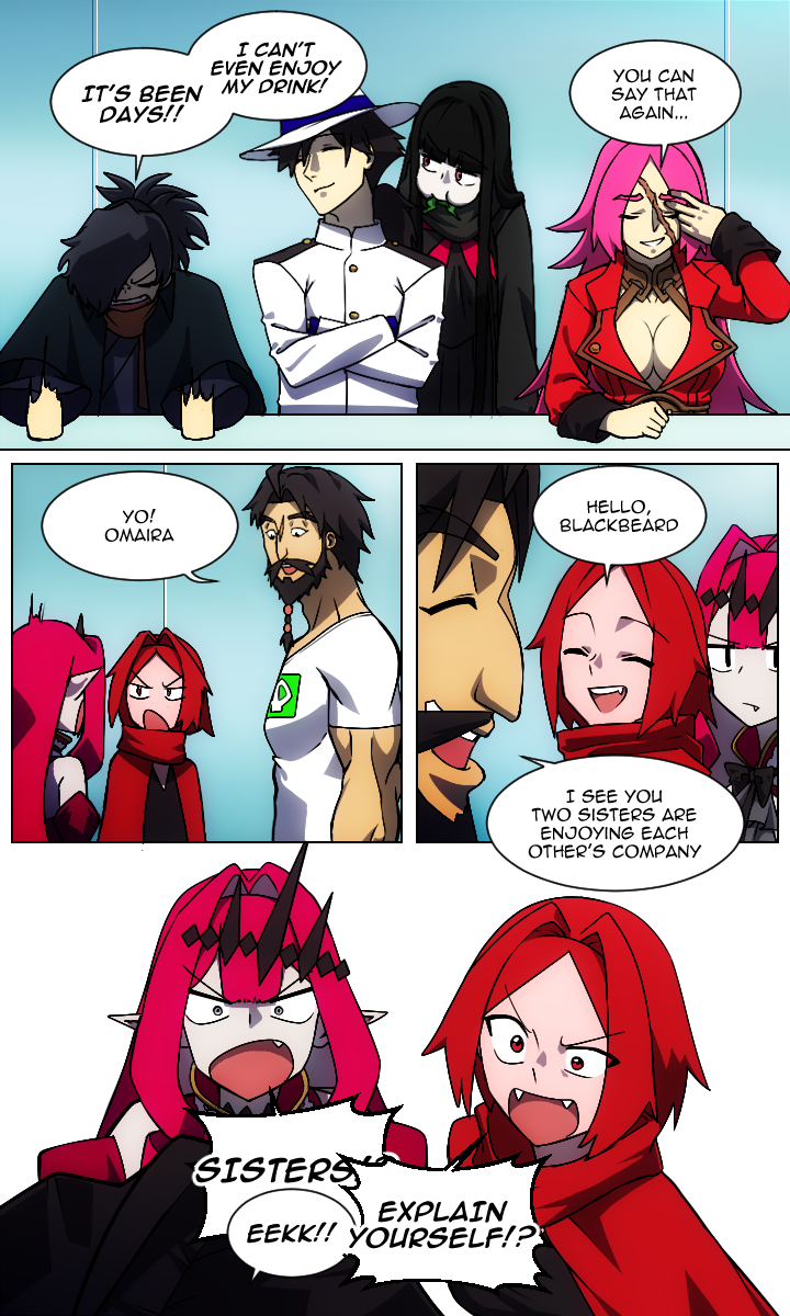 baobhan sith, okada izou, oryou, sakamoto ryouma, francis drake, and 2 more (original and 2 more) drawn by lazyartlazy12