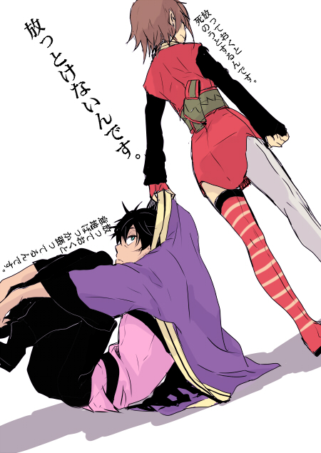 rita mordio and raven (tales of and 1 more) drawn by chia
