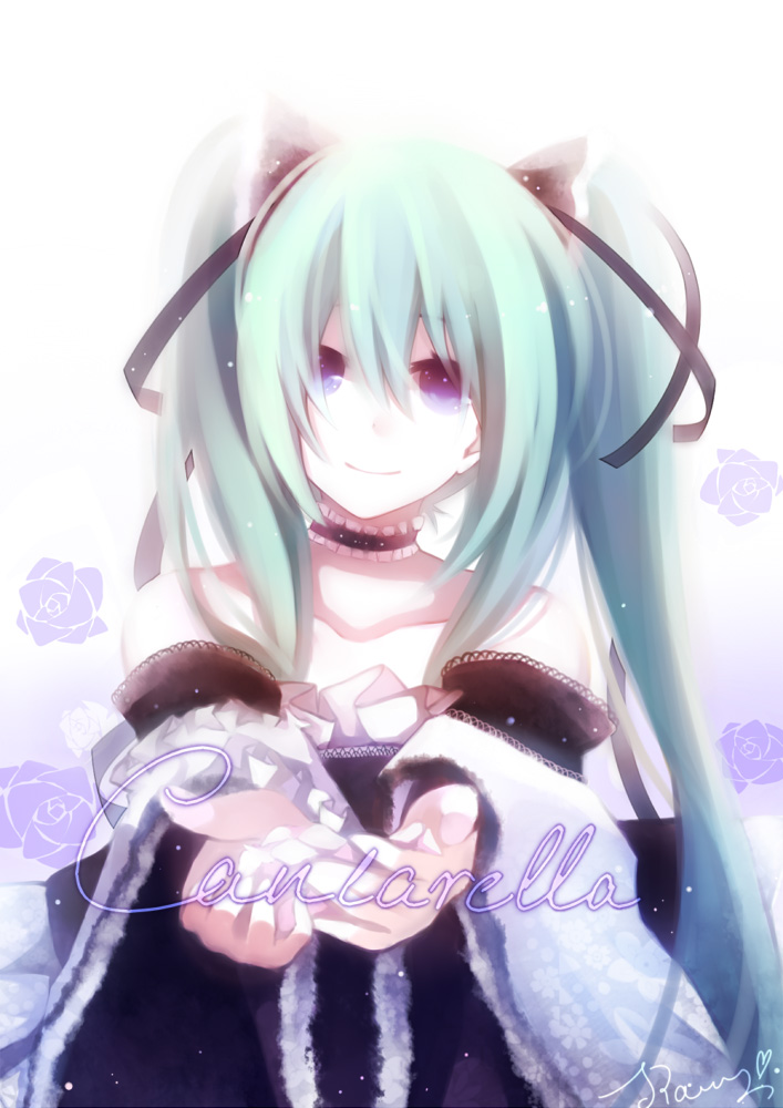 hatsune miku (vocaloid and 1 more) drawn by raicy