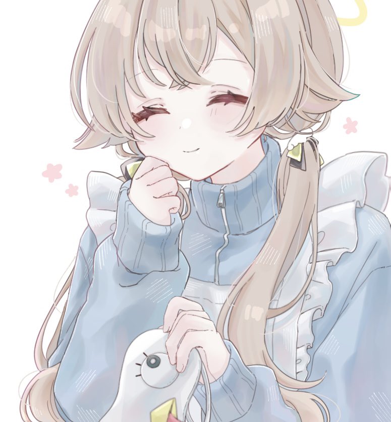 hifumi and peroro (blue archive) drawn by chi_fm