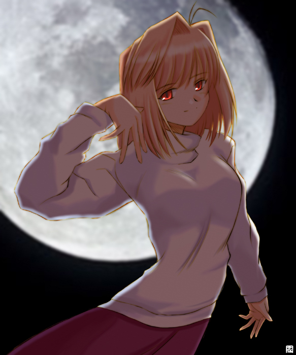 arcueid brunestud (tsukihime) drawn by hana_(hana_mo_arashi_mo)