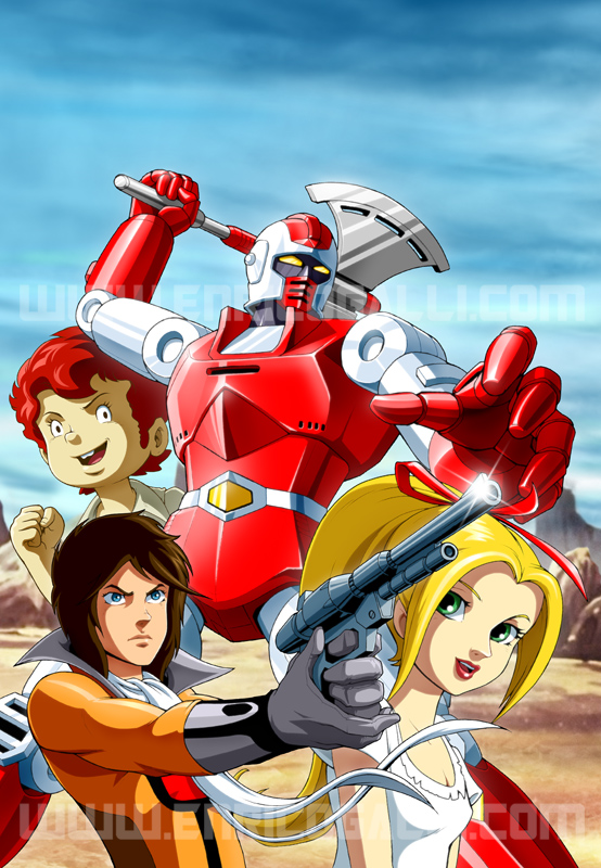 delinger, daigo ootaki, roset, and chocoma (toushi gordian) drawn by enricogalli