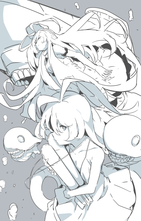 new submarine princess and submarine princess (kantai collection) drawn by ninimo_nimo