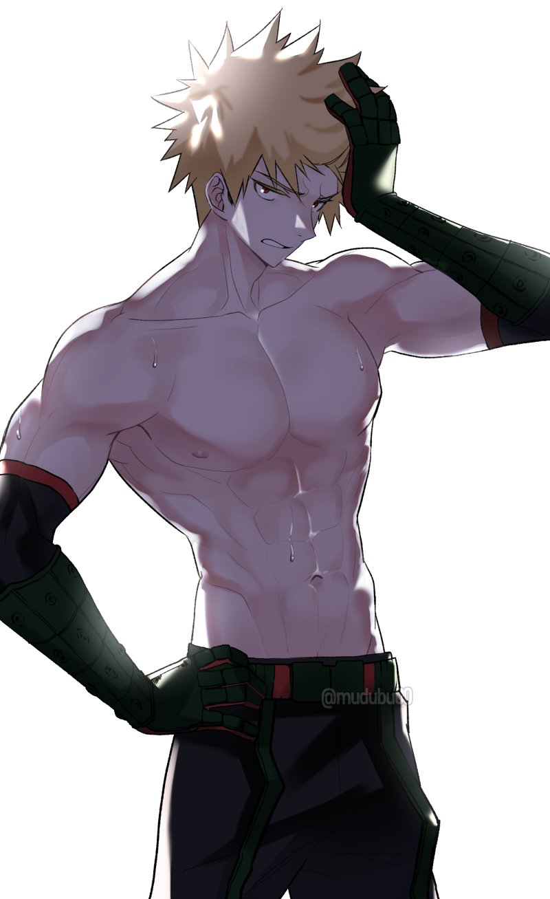 bakugou katsuki (boku no hero academia) drawn by ddubu