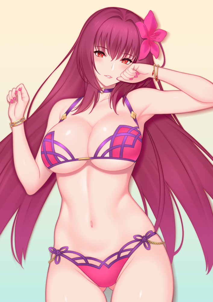 scathach (fate and 1 more) drawn by lintanghaseo