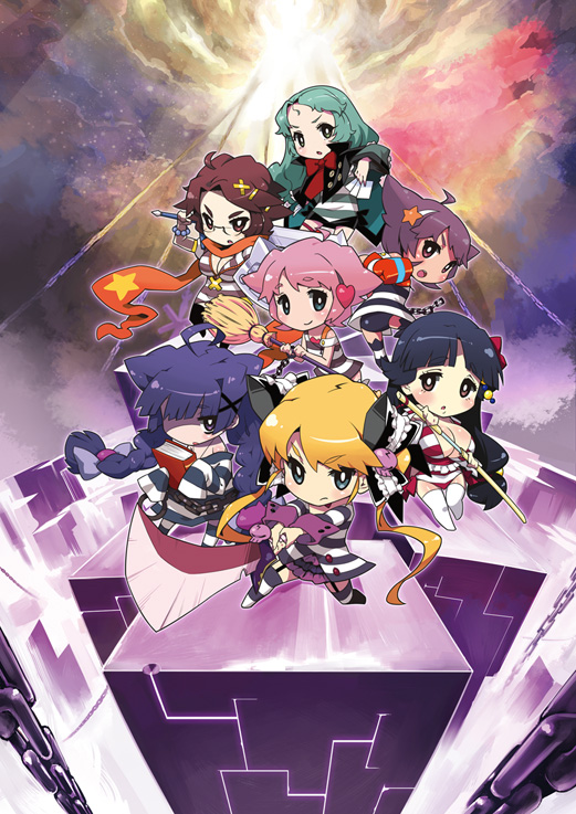 kisaragi, alice, tomoe, sako, shin, and 2 more (criminal girls) drawn by ichihaya