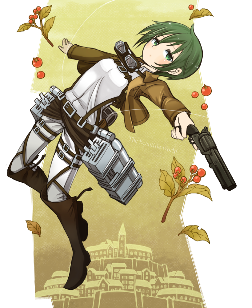 kino (shingeki no kyojin and 1 more) drawn by morimaiko