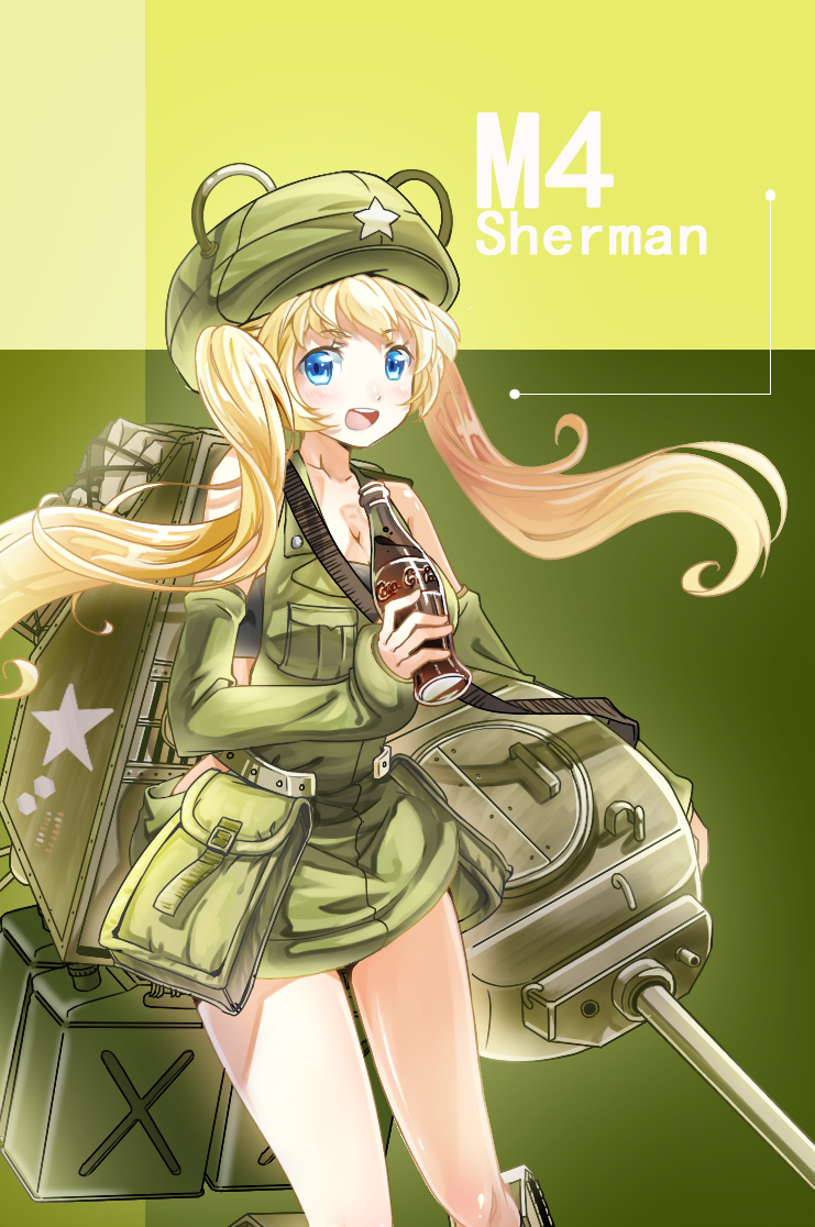 m4 sherman (original and 1 more) drawn by yinyu