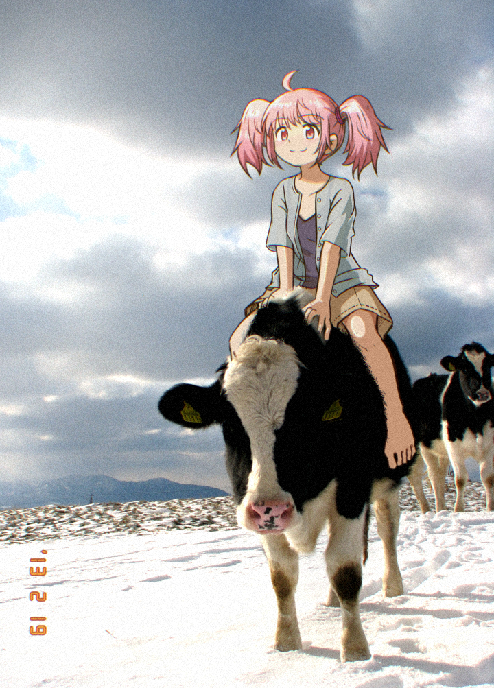 kaname madoka (mahou shoujo madoka magica) drawn by okai_(pixiv6333)