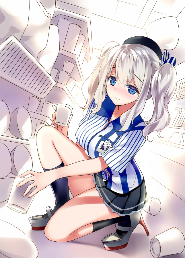 kashima (kantai collection and 1 more) drawn by rei_(rei's_room)