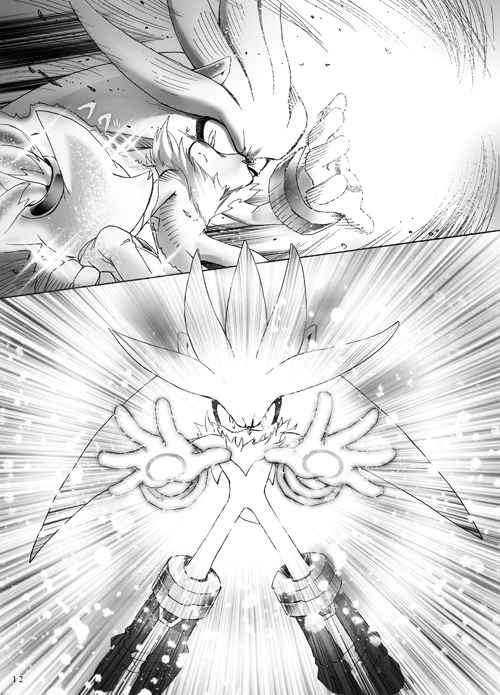 blaze the cat and silver the hedgehog (sonic and 1 more) drawn by iiimirai