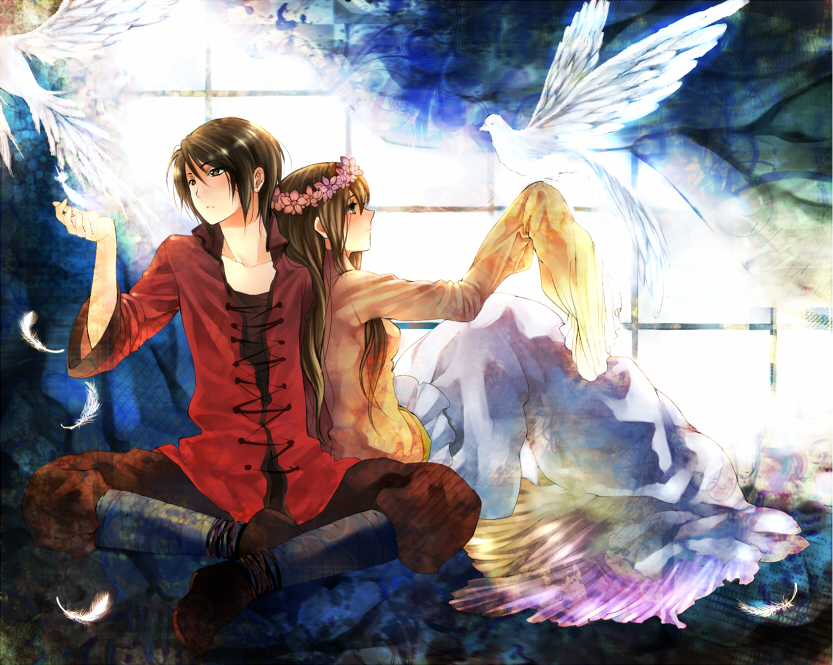 taiwan and hong kong (axis powers hetalia) drawn by hana_(yui)