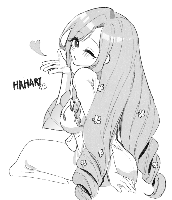 hanazono hahari (kimi no koto ga dai dai dai dai daisuki na 100-nin no kanojo) drawn by chi_kan100