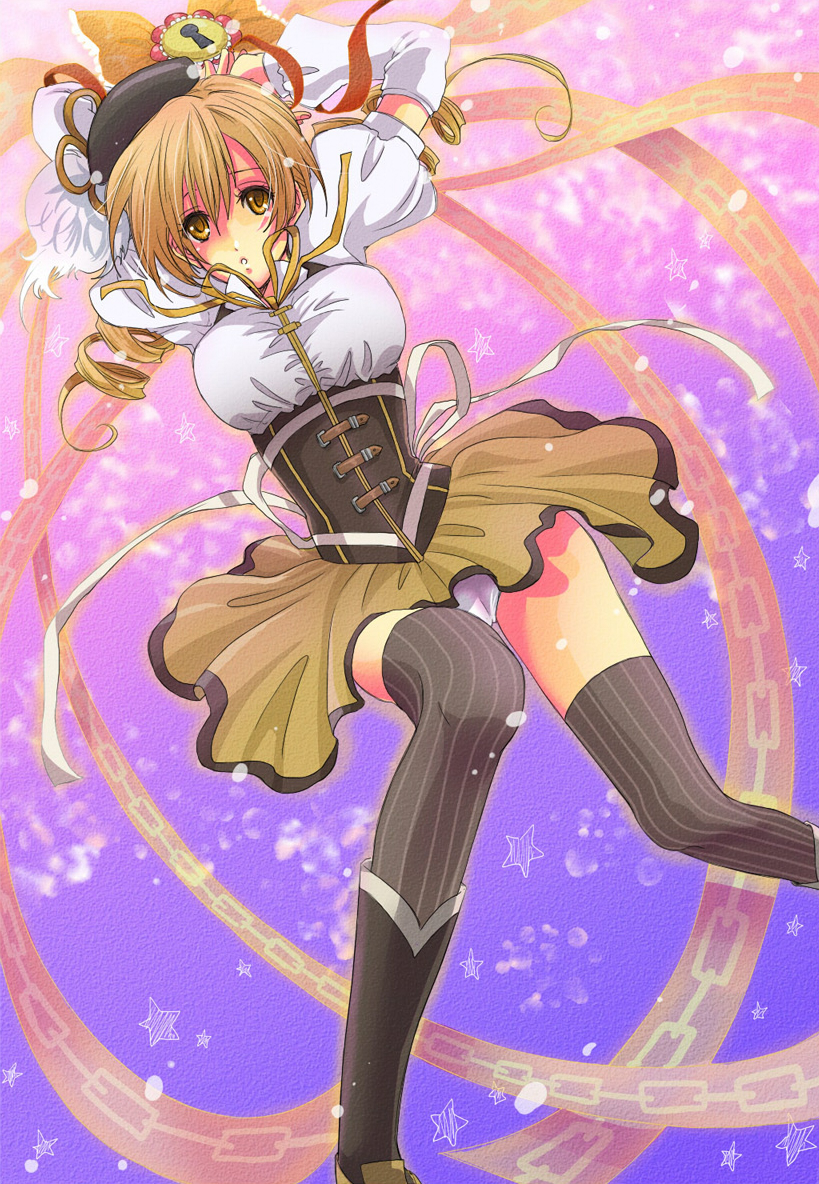 tomoe mami (mahou shoujo madoka magica) drawn by tsukasa_(mooncry)
