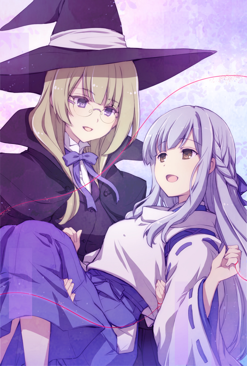 kon kanaho, miyagawa takane, tokigami tsumugi, and gretia dietrich (assault lily and 1 more) drawn by fujieda_miyabi