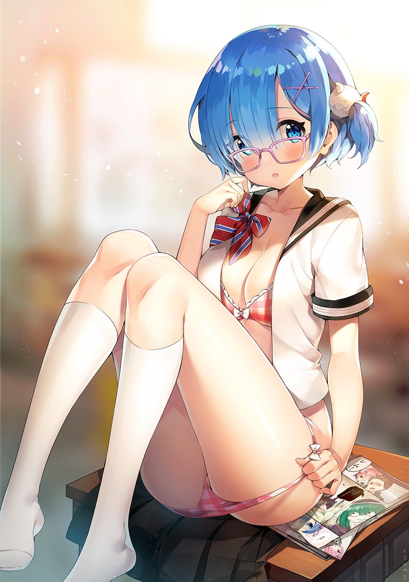 rem, ram, natsuki subaru, petelgeuse romaneeconti, and hakugei (re:zero kara hajimeru isekai seikatsu) drawn by ayamy