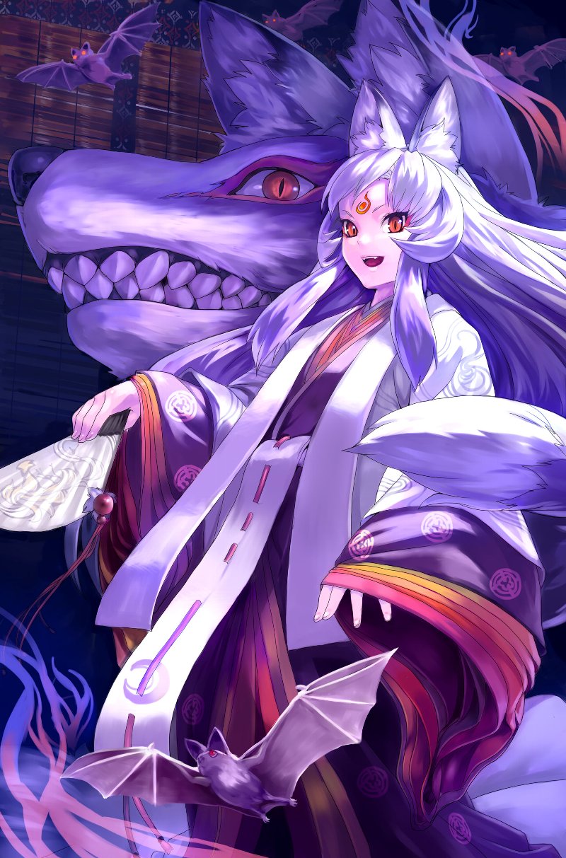 osakabe-hime (moe moe youkai jiten zero) drawn by won_(toufunokado)