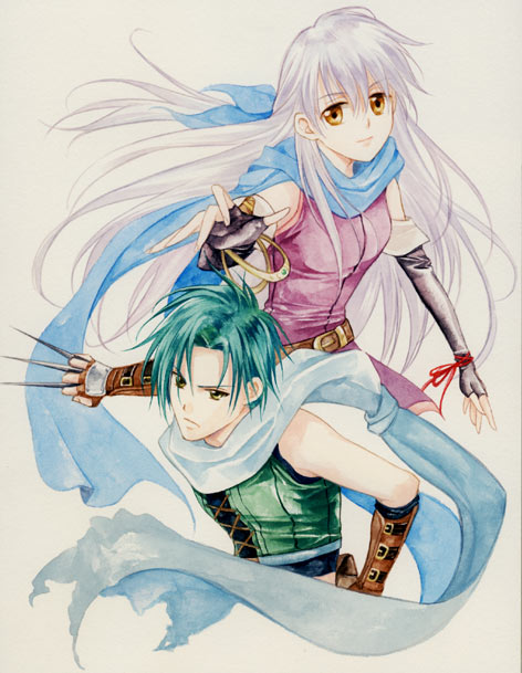 micaiah and sothe (fire emblem and 1 more) drawn by agahari