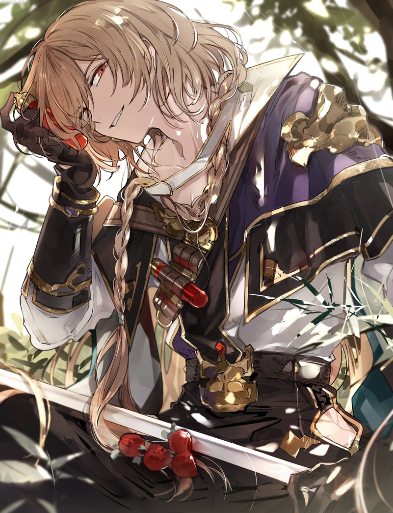 lamorak (granblue fantasy) drawn by suou_(sdurorhr)