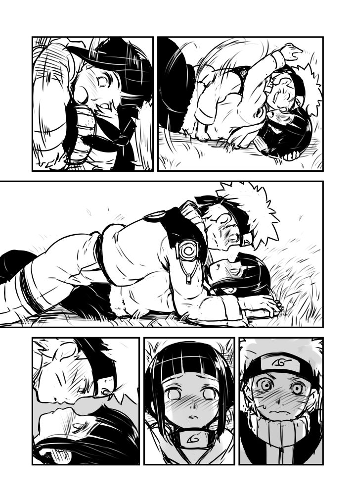 uzumaki naruto and hyuuga hinata (naruto) drawn by 774_(nanashi)