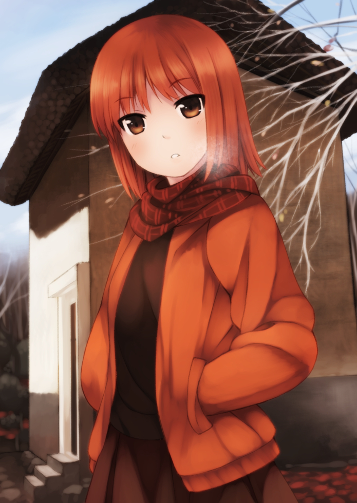 akatsuki miho (gendai ninjakko zukan and 1 more) drawn by kouno_hikaru